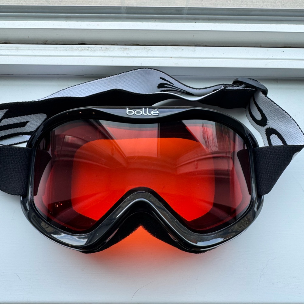 Bolle Black and Red Snow Goggles
